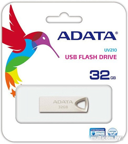 USB Flash A-Data UV210 32GB [AUV210-32G-RGD]