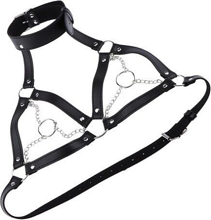 Портупея Kissexpo 302402212 (черный/серебристый)