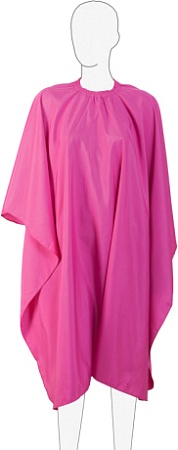 Пеньюар для клиента Dewal Матовый 128 х 148 см AA09 (розовый)