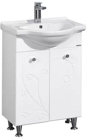 Мебель для ванных комнат Акватон Тумба с умывальником Акватон Лиана 60 1A1631K0LL010