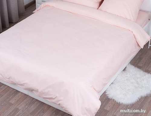 Постельное белье Миланика Персик 145x217 (поплин г/к)