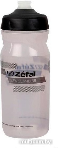 Бутылка Zefal Sense Pro 65 Translucent серый/черный