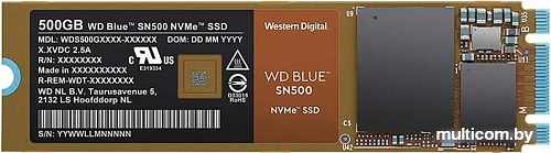 SSD WD Blue SN500 500GB WDS500G1B0C
