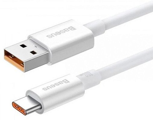 Кабель Baseus Superior Series Fast Charging USB Type-A - USB Type-C (1 м, белый)