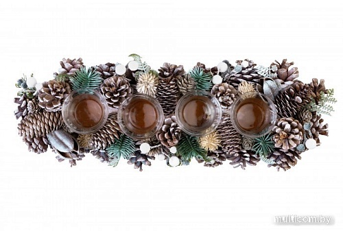 Подсвечник Elan Gallery Снежный лес 450121