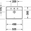 Умывальник Duravit Starck 3 49x40 [0302490000]