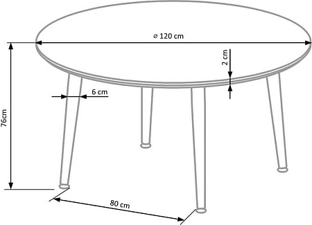 Обеденный стол Halmar Belato