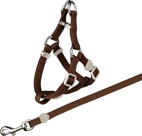 Шлея с поводком Trixie Premium, цвета в ассортименте (41891)