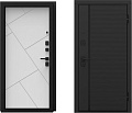 Металлическая дверь Guard Line графит/шагрень белая (86x205, правая)