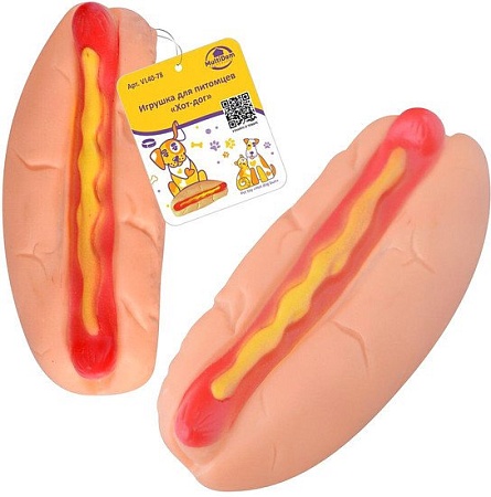 Игрушка для собак Мультидом Хот-дог VL40-78