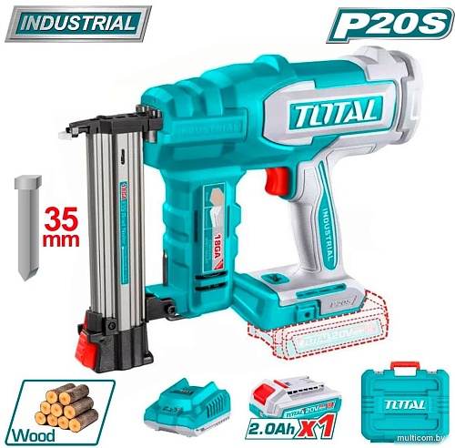 Гвоздезабиватель Total TCBNLI2008 (с 1-им АКБ, кейс)