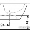 Биде Geberit Smyle Square 500.209.01.1