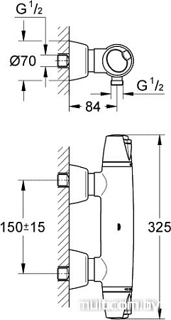 Смеситель Grohe Grohtherm 3000 34179000