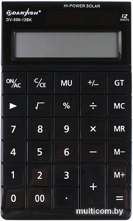 Калькулятор Darvish DV-500-12BK