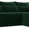 Угловой диван Mebelico Майами 15 114916 (правый, велюр, зеленый)