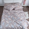 Постельное белье Миланика Перья 2сп (бязь)
