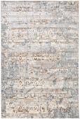 Ковер для жилой комнаты Radjab Carpet Бьянка Прямоугольник D057A 8083RK-B (1.4x2, Cream Shirink/Blue Fdy)