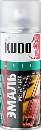 Эмаль Kudo универсальная Reflective Finish KU-1028 0.52 л (золото)