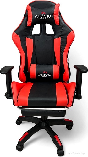 Офисное кресло Calviano 1585 (черный/красный)