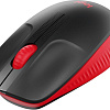 Мышь Logitech M190 (черный/красный)