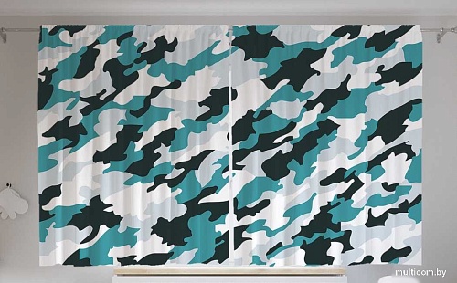 JoyArty Голубой камуфляж p_34617 (145x180)