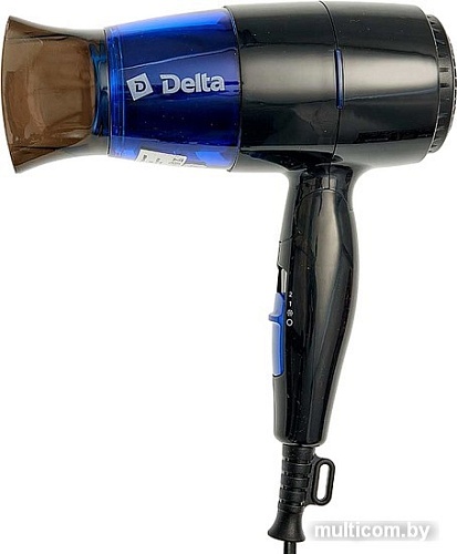 Фен Delta DL-0907 (черный/синий)