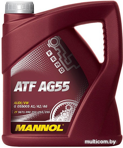 Трансмиссионное масло Mannol ATF AG55 4л