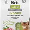 Сухой корм для кошек Brit care Cat Indoor Stool Odour Reduction с индейкой 1.5 кг