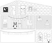 Аксессуары для кукольного домика Lundby Креативные обои LB-60906000