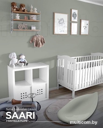 Краска Finntella Foxy Lapselli Matte Saari F-50-1-3-FL276 2.7 л (серый)