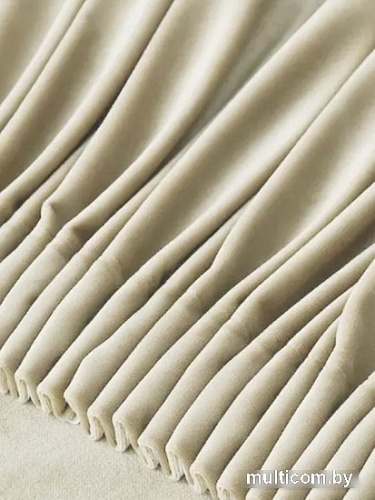 Комплект штор Soft Lines Бархат 9138-E4 2.5x2.4 м (молочный, 2 шт)