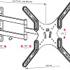 Кронштейн VLK TRENTO-18 (черный)