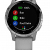 Умные часы Garmin Vivoactive 4s (серый/серебристый)