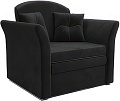 Кресло-кровать Мебель-АРС Малютка №2 (велюр, черный НВ-178 17)