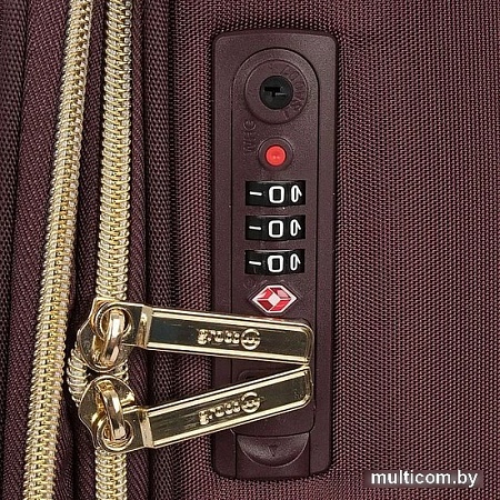 Чемодан-спиннер Grott 338-1731/3-28 (бордовый)