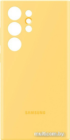 Чехол для телефона Samsung Silicone Case S24 Ultra (желтый)