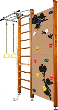 Детский спортивный комплекс Kampfer Jungle Ceiling Girl (стандарт, классический/белый антик)