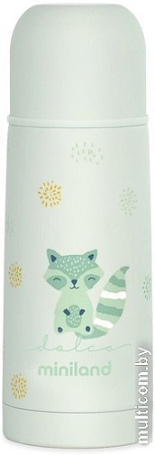 Термос Miniland Thermy Dolce 350мл (бирюзовый/енот)