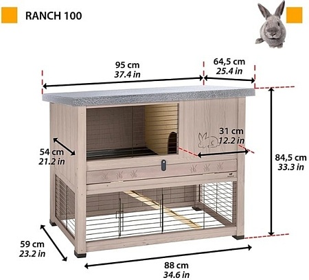 Клетка Ferplast Ranch 100 Basic 57090011