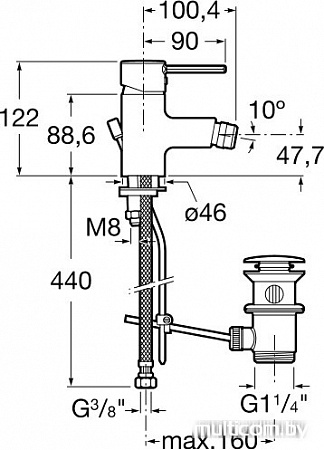 Смеситель Roca Targa 5A6060C00