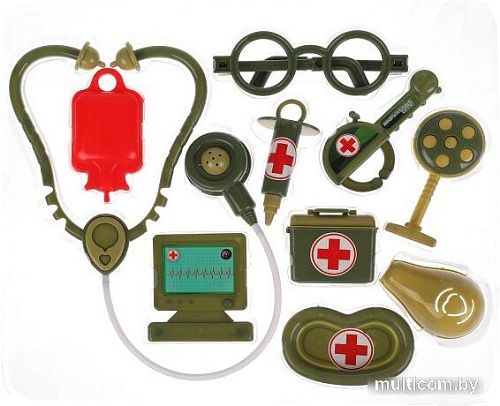 Игровой набор доктора терапевта Играем вместе Военный 2004U065-R