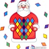 Мозаика/пазл WoodLand Toys Санта 067201