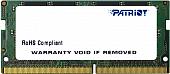 Оперативная память Patriot Signature Line 4GB DDR3 SODIMM PC3-12800 [PSD34G160081S]