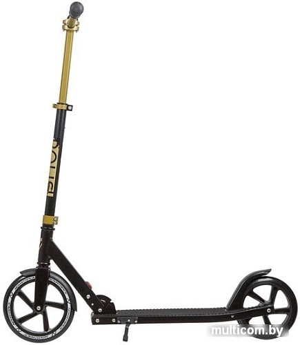 Самокат Novatrack Polis 230 Pro Rubber 230.POLIS.GD20 (черный/золотистый)