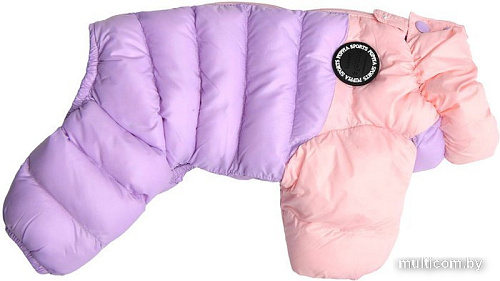 Комбинезон для животных Puppia Ultra Light Pastel PAUD-JP1675-PK-L (розовый/сиреневый)