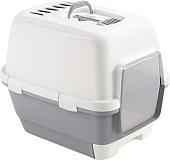 Туалет-домик Stefanplast Cathy Clever&Smart 98712 (светло-серый/белый)