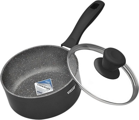 Кастрюля с длинной ручкой Vitesse Magicstone VS-2538