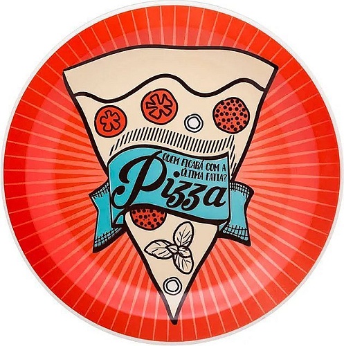 Тарелка обеденная Oxford J02B-6801 (красный)