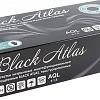 Нитриловые перчатки Black Atlas нитриловые неопудренные (S, 200 шт, черный)