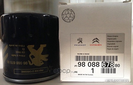 Масляный фильтр Peugeot/Citroen 9808867880